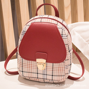 Sacs à <span class=keywords><strong>Dos</strong></span> Filles 2024 : Polyvalents et Élégants, Petits Cartables à Carreaux, Trousse de Maquillage <span class=keywords><strong>Femme</strong></span>, <span class=keywords><strong>Sac</strong></span> à <span class=keywords><strong>Dos</strong></span> <span class=keywords><strong>Mini</strong></span> Fermeture Éclair - Product Image 6