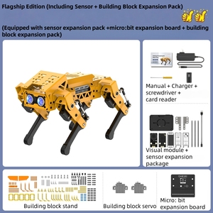 Fai da te quadrupede <span class=keywords><strong>Robot</strong></span> cane MechDog bionico visione AI graffio/pitone programmazione ESP32 cane <span class=keywords><strong>Robot</strong></span> - Product Image 2