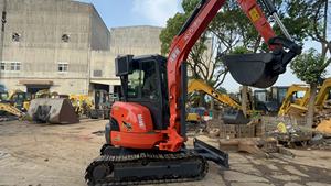 รถขุดขนาดเล็ก 3.5 ตัน ยี่ห้อ KUBOTA รุ่น U-35 แบบตีนตะขาบ ประหยัดน้ำมัน ใช้สำหรับงานเกษตร นำเข้าจากญี่ปุ่นแท้ มือสอง - Product Image 4