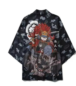 16 Estilos de Camisas Haori Japonesas con Estampado de Carpas Marinas para Cosplay, Capa, Disfraz de Kimono de Anime para Cosplayer - Product Image 6