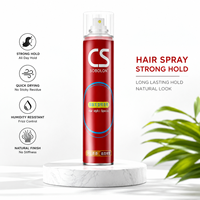 Spray Fixant Professionnel pour Cheveux Bouclés, Séchage Rapide, Fini Mat Naturel, Produit de Soin Capillaire, Vente en Gros Usine OEM ODM