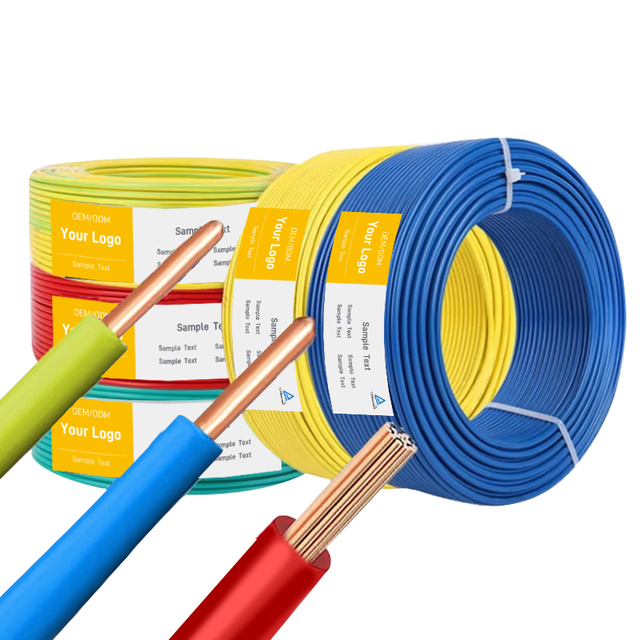 Hot Sales Low Voltage 450/750V 16A PVC Insulated 4 Square Strand Copper Conductor Electric Wire for General Electrical Equipment