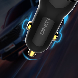 LDNIO C103 Fast Car <strong>Charger</strong> USB C Car <strong>Charger</strong> Fast Charge 2 Cables and USB Port Car <strong>Charger</strong> Adapter - Product Image 4