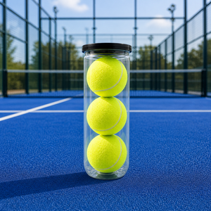 <span class=keywords><strong>Balles</strong></span> <span class=keywords><strong>de</strong></span> padel Sylux S1 <span class=keywords><strong>de</strong></span> 65 mm <span class=keywords><strong>de</strong></span> diamètre, 45 % <span class=keywords><strong>de</strong></span> laine, 135-145 cm <span class=keywords><strong>de</strong></span> rebond, durables, écologiques, portables, <span class=keywords><strong>de</strong></span> haute qualité, professionnelles - Product Image 5