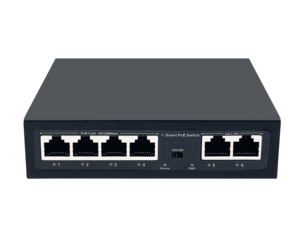 Switch PoE industriel AI 4 ports 10/100M PoE + 2 ports 100M Ethernet Uplink avec capacité 1,2G et prise en charge VLAN - Product Image 5