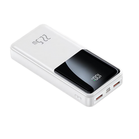 2025 Banques d'alimentation portables tendance 20000mah Powerbanks à charge rapide 22.5W avec 4 câbles intégrés