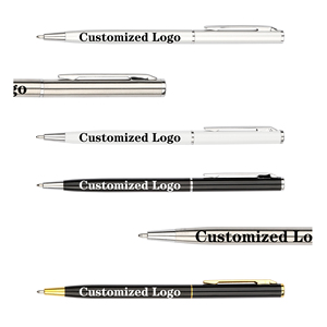 Promotions Hotels Advertising Customizable Durable Metal Ballpoint <b>Pen</b> with Multi-Color Rotating Logo UV Printing for Gift - Product Image 5