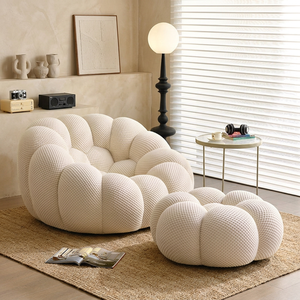Juego de Sofás Chesterfield Modernos, Tapizados y Acolchados, para Sala de Estar, <span class=keywords><strong>Apartamento</strong></span>, de 1 a 3 Plazas, Sofá Perezoso Comprimido al Vacío - Product Image 3