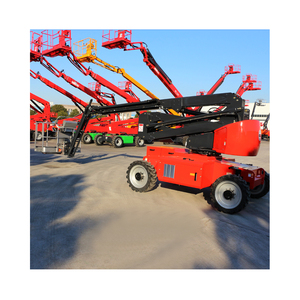 Telescopic Articulated Aerial Work <b>Lift</b> 12-44m Maximum Height Wheel Type Boom <b>Lift</b> - Product Image 1