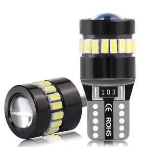 ไฟ LED ภายในรถยนต์ T10 สว่างพิเศษ พร้อมเลนส์มินิ 360 องศา °   หลอดไฟรถยนต์ Shining W5w 1.8W 12v สีขาว 6000k รุ่น <span class=keywords><strong>168</strong></span> - Product Image 4