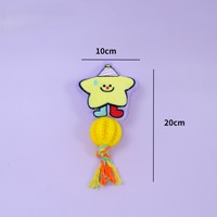 Nouveau modèle de jouet en peluche pour animaux de compagnie avec fonction sonore, corde en coton TPR, en forme de pastèque, durable et interactif, jouets d'auto-amusement