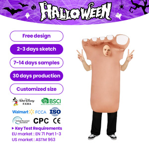 Disfraz Divertido de Pie Humano Gigante Estilo Occidental para Mujer, Disfraz de Dedo Gordo de Gran Tamaño, Novedoso para Fiesta de Halloween, Cosplay, TV y Cine - Product Image 1