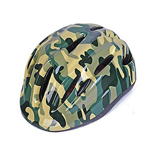 Casco de camuflaje rosa para niños, resistente a impactos, para ciclismo infantil - Product Image 2