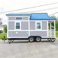 Remorque utilitaire robuste à 2 essieux, châssis de conteneur d'expédition personnalisé pour mini-maison, en vente – Meilleures ventes
