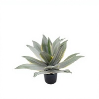 Plante Artificielle Tropicale Réaliste : Cactus, Succulente, Aloès Vera – Décoration Scandinave pour Maison et Jardin en Plastique – Effet Flamme