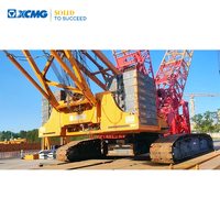 Grue sur chenilles d'occasion XCMG officielle, 500 tonnes, XGC500, grue mobile hydraulique à haute performance