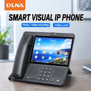 <span class=keywords><strong>Téléphone</strong></span> visuel intelligent DLNA ZT9600 avec écran tactile 8 pouces, appels vidéo et enregistrement, caméra <span class=keywords><strong>HD</strong></span>, <span class=keywords><strong>téléphone</strong></span> <span class=keywords><strong>fixe</strong></span> VoIP pour bureau et entreprise - Product Image 1