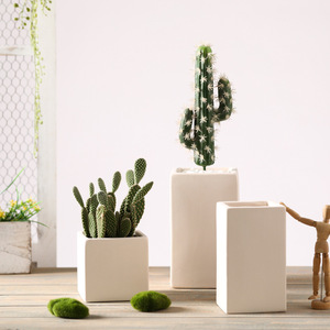 P190 Pots de <span class=keywords><strong>fleurs</strong></span> bon marché, design dégradé personnalisé, pots de <span class=keywords><strong>fleurs</strong></span> givrés pour plantes succulentes, pour décoration de salon et de maison - Product Image 2