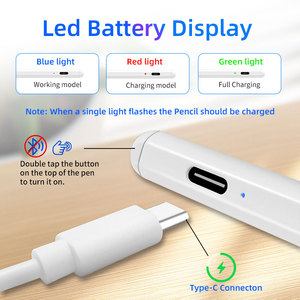 <span class=keywords><strong>Penna</strong></span> Stilo Attiva Ricaricabile in Alluminio DJ715 OEM per Tablet iOS Apple <span class=keywords><strong>iPad</strong></span> 2018-2025 Mini Air <span class=keywords><strong>Pro</strong></span> - Product Image 5