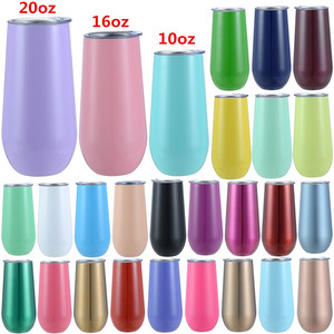 Nuevo Vaso Térmico de Acero Inoxidable 304 con Forma de Huevo, de 10oz, 16oz, 20oz, para Sublimación, Ideal para Comercio Transfronterizo - Product Image 5