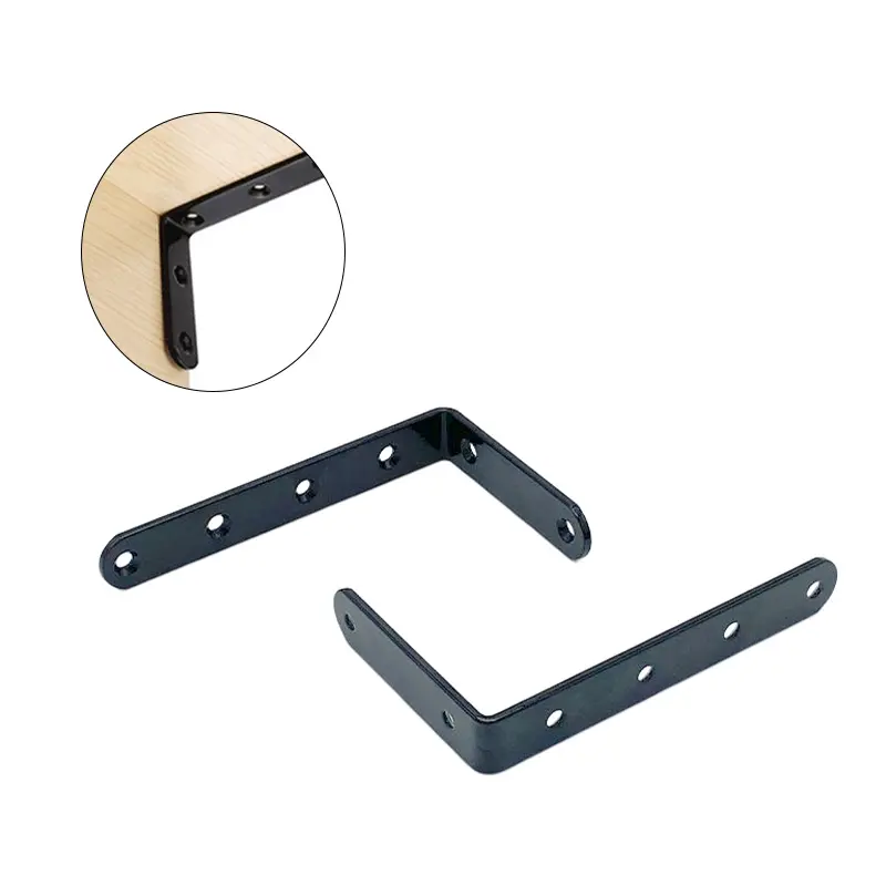 Oem Custom Joint Angle L Shape Support Bracket For Home Shelf Brackets