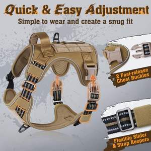 Free sample China-sourced, premium, personalized logo dog vests that are comfortable for dogs in the great outdoors - Product Image 2