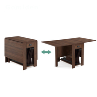Meuble multifonctionnel Table de transformation en bois Table de salle à manger pour appartement