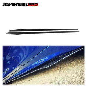 Faldas laterales de carbono universales para coche, bomba para <span class=keywords><strong>Mercedes</strong></span> Benz W205 W204 W212 W213 W222 W218 W176 <span class=keywords><strong>A250</strong></span> CLA250 - Product Image 1