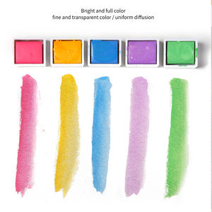 Giorgione 48 colores <span class=keywords><strong>Winsor</strong></span> Newton sólido metálico <span class=keywords><strong>acuarela</strong></span> pintura Kit portátil campo bolsillo Aquarelle Set para pintura de papel - Product Image 5