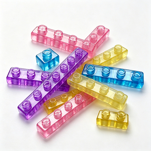 Bloques de Construcción Transparentes de Gelatina, Juguete Sensorial Suave para Construir, Montessori TPR, 40 Piezas, Fantasía, Ciencia Ficción, Apilables y Creativos - Product Image 5