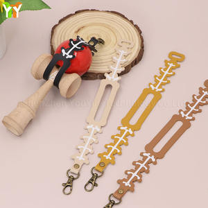 ポータブルPUレザーケンダマケース ジェイドソードボールホルダー 日本製ケンダマスキルトイキャリングバッグキーホルダー - Product Image 3