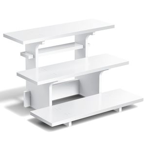 Wine Rack 3 Tier Desktop Display <b>Stand</b> For Party Beverage Storage Rectangle Shape - Product Image 5