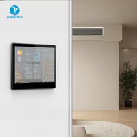 Boîtier en aluminium de luxe, écran IPS de 10,1 pouces, panneau de commande interactif intelligent, Wi-Fi activé, tablette murale avec alimentation PoE