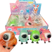 Bestseller transfrontalier : Slime Squishy Capybara en caoutchouc au sucre de malt, à récupération lente, jouet anti-stress à presser, disponible en gros