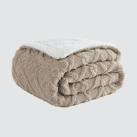 Vente directe usine ODM – Couvertures de lit en polaire Sherpa douces, confortables et chaudes, couvertures de luxe en gros