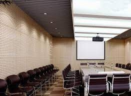 Anti absorción de sonido ignífugo un panel acústico moderno decoración de prueba Panel acústico de pared ranurado absorbente de sonido ranurado - Product Image 6