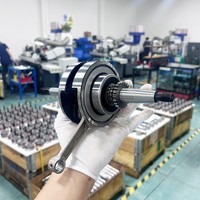 Maßgefertigte Geschmiedete Rennkurbelwelle 65,5mm für Honda PCX160 ADV160 Rennmotorteile Hochfeste Hubverlängerungs-Kurbelwellen-Kit