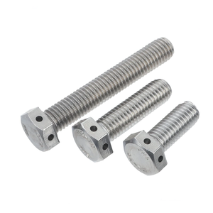 Fornitura di fabbrica su misura In <span class=keywords><strong>acciaio</strong></span> <span class=keywords><strong>inox</strong></span> <span class=keywords><strong>8.8</strong></span> gradi <span class=keywords><strong>bulloni</strong></span> esagonali con foro del filo/foro del perno della coppietta In testa - Product Image 1