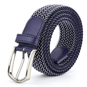 <span class=keywords><strong>Ceinture</strong></span> élastique <span class=keywords><strong>tressée</strong></span> en toile de golf extensible avec logo personnalisé pour hommes et femmes, idéale pour les jeans et pantalons de golf - Product Image 5