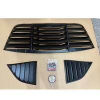 XLstyling Pare-soleil de fenêtre arrière de voiture, pare-brise, ABS noir, compatible avec Dodge Challenger 10+