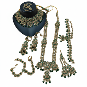 Elegant Bridal Jewelry <b>Set</b> Sparkling Austrian <b>Beads</b> Necklace & Earrings Designer Fine Jewelry Collection - Product Image 2
