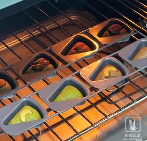 <span class=keywords><strong>Moule</strong></span> à gâteau triangulaire-Diamètre interne du <span class=keywords><strong>moule</strong></span> à pizza à 8 cavités pour brownies - Product Image 4