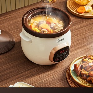 Cuisinière électrique à cuisson lente Midea 3-4L multifonction avec fonction de réservation pour soupes et bouillies - Product Image 2