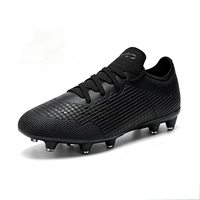 Nouvelles chaussures de football pour hommes printemps/été, crampons pour terrain synthétique et à crampons longs, coupe basse, pour entraînement et match, tige en PU, doublure en mesh
