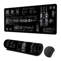Tapis de souris personnalisé, tapis de souris mignon à thème anime, XXL, grand format, sublimation, tapis de souris de jeu en caoutchouc personnalisé avec logo