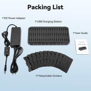 60W 10-<span class=keywords><strong>Port</strong></span> USB Sạc <span class=keywords><strong>Dock</strong></span> trạm Tương thích với iPhone <span class=keywords><strong>iPad</strong></span> thông minh đồng hồ Tai nghe cho máy tính để bàn sạc - Product Image 4