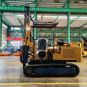 Mesin Bor Pembangkit Listrik Tenaga Surya Fotovoltaik Tz536, Mesin Pemasang Tiang Surya Fotovoltaik Crawler Kecil - Product Image 3