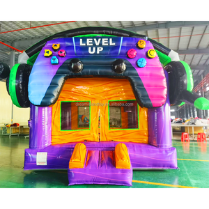 Château gonflable commercial en PVC, niveau supérieur, avec écouteurs, jeu de saut Tik Boys Tok, maison de rebond, événement en plein air, trampoline <span class=keywords><strong>pour</strong></span> fête - Product Image 4