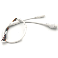 Conector RJ45 de 10 Pines, 28AWG, con Aislamiento de PVC, Conductor de Cobre, Conector DC Jack, Arnés de Cableado para Cámara IP CCTV
