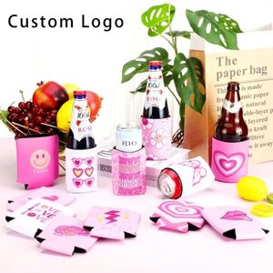 Custom Logo Beer Cozies Insulated Neoprene Can Coolers for Eco-Friendly and Decorative Parties - Product Image 6